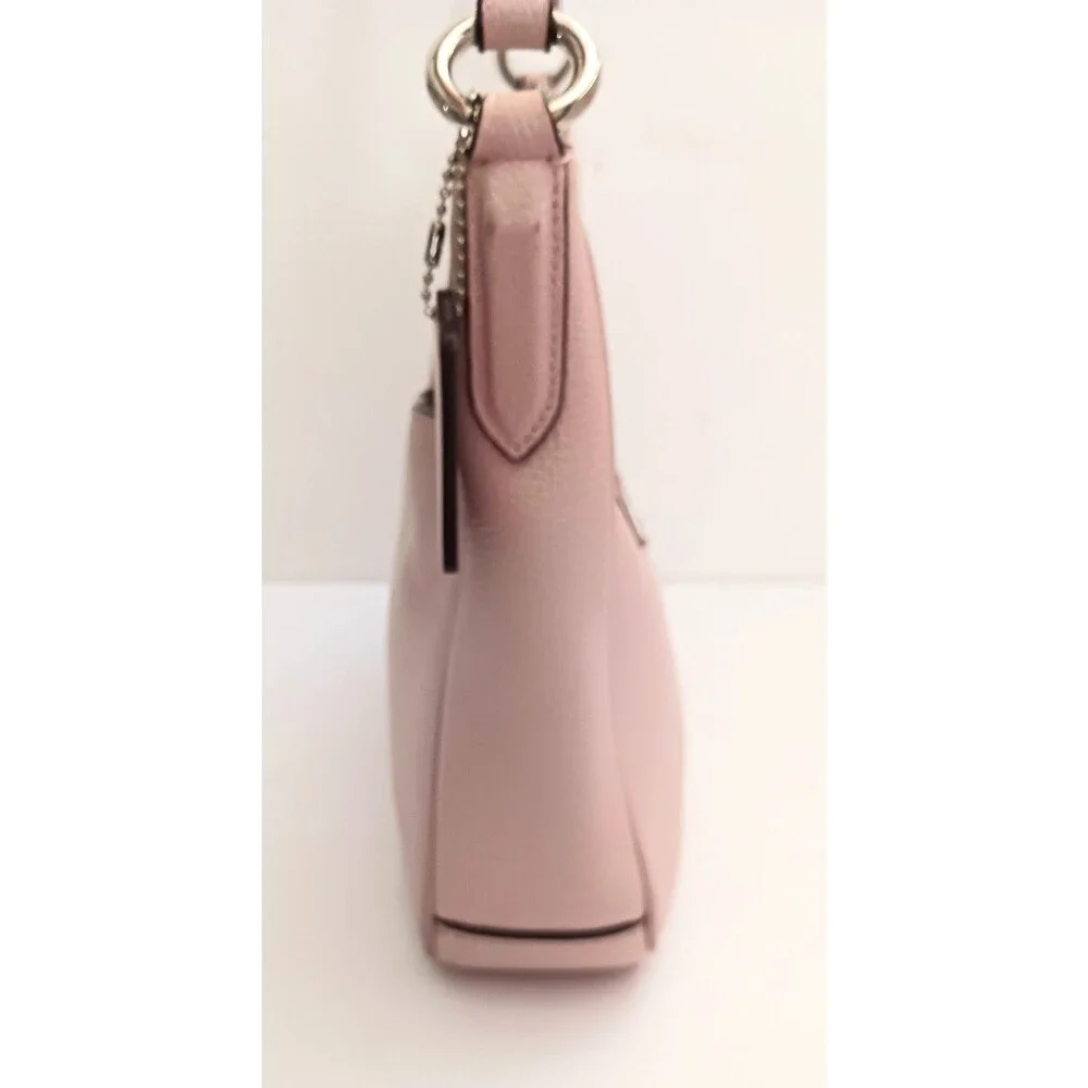 Coach Chaise Crossbody Lt Pink Pebbled Leather 35543 Tassel Trim